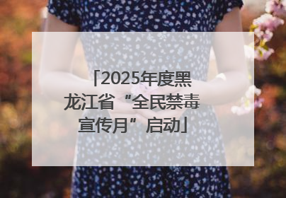 2025年度黑龙江省“全民禁毒宣传月”启动