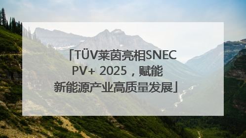 TÜV莱茵亮相SNEC PV+ 2025，赋能新能源产业高质量发展